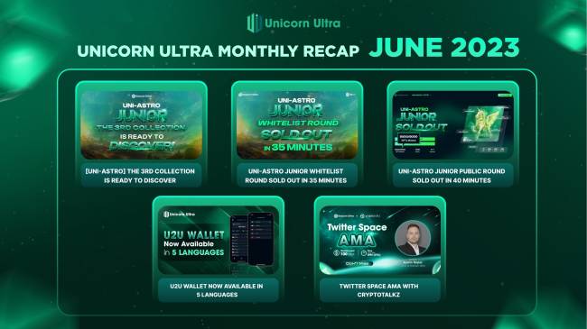 Unicorn Ultra's June Monthly Recap